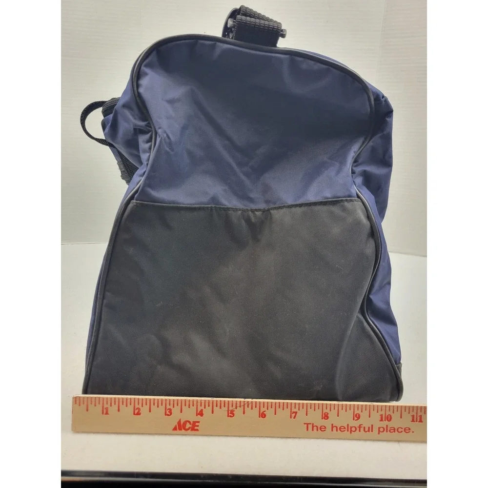 Vintage Nike Duffle Bag Blue Embroidered Center‎ Swoosh 90s Y2K Shoulder Strap